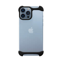 Arc Pulse - Dubbelzijdige Aluminium Bumper Case - iPhone 13 Pro - Mat Zwart