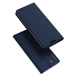 Dux Ducis - Slim bookcase hoes - Motorola Moto G60S - Blauw