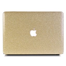 Lunso MacBook Pro 13 inch (2016-2019) cover hoes - case - glitter goud