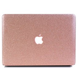 Lunso MacBook Pro 13 inch (2016-2019) cover hoes - case - glitter roze