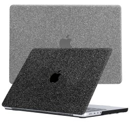 Lunso MacBook Pro 14 inch (2021-2023) cover hoes - case - Glitter Zwart