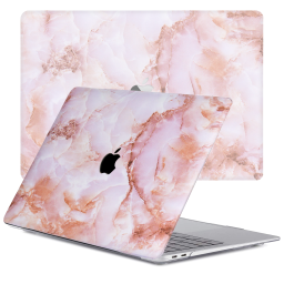 Lunso MacBook Pro 15 inch (2016-2020) cover hoes - case - Marble Finley